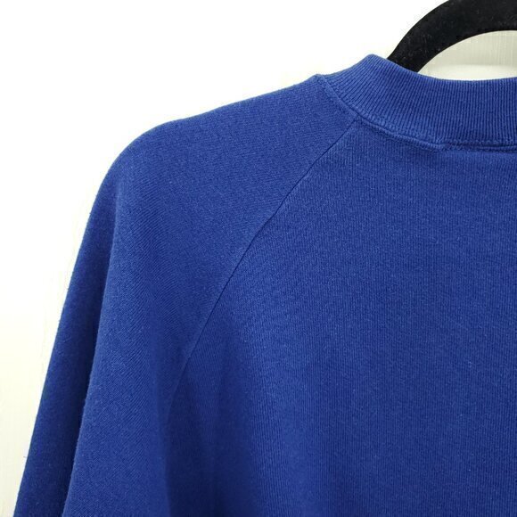 VTG 90s Embroidered Looney Tunes Crew Neck Sweatshirt NS Navy Blue - Picture 8 of 15